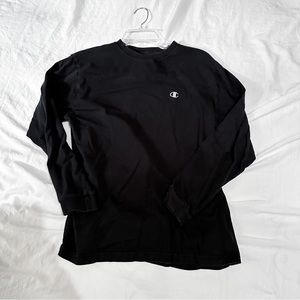 Champion Long Sleeve Black Shirt